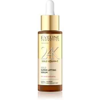 Eveline Cosmetics 24K Gold Vitamin C Super Lifting Serum ser cu efect de lifting